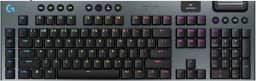 Teclado Mecânico Gamer Sem Fio Logitech G915 X LIGHTSPEED com RGB LIGHTSYNC, USB ou Bluetooth, Teclas Programáveis, Switch de Baixo Perfil GL Brown Tactile, Bateria Recarregável - Preto