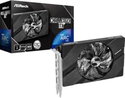 Placa de Vídeo ASRock Arc A380 Challenger ITX OC, 6GB, GDDR6, 96-Bit, Preto