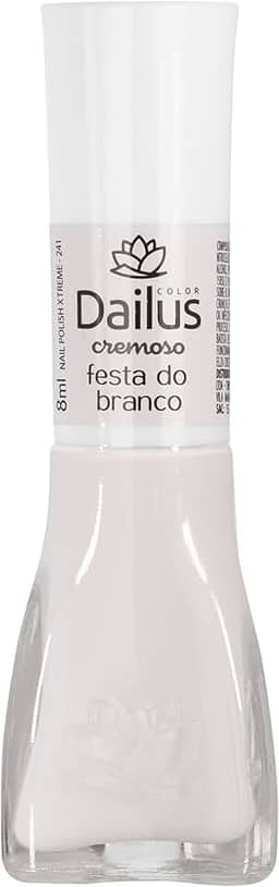 ESMALTE CREMOSO 241 FESTA DO BRANCO, Dailus, Transparente