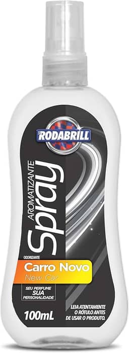 Rodabrill Aromatizante Spray Carro Novo, 100 Ml