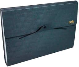 Pasta Sanfonada Plástica, Dello, 6094P.0012, Preto