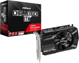 Placa de Vídeo ASRock Radeon RX 6400 Challenger ITX, 4GB, GDDR6, 64-Bit, Preto