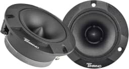 Timpano TPT-ST2 Supertweeter preto fino, 600 Watts 4 Ohm, 105 dB, bobina de voz de 2,5 cm, sistema de som profissional de 3,9 polegadas (par)