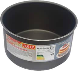 Assadeira Redonda Extra Alta 20 em Alumínio Antiaderente - 20 X 10 Cm