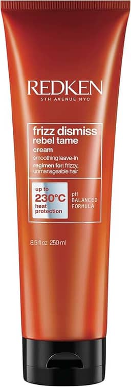 Redken Leave-in Frizz Dismiss Rebel Tame,para cabelos com Frizz, Anti-frizz, protege os fios contra a umidade, com Óleo de Babassu + Concentrated Smoothing Complex, Exclusivo Amazon, 300ml