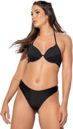 Biquíni MVB Modas Meia Taça Levanta Seios Aro Bojo