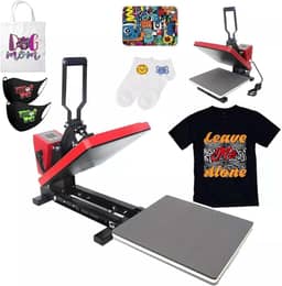 110V Prensa Térmica Plana 38x38cm Sublimação Transfer Sublimação Máquina De Prensagem Para Camiseta Caneca Chapéu