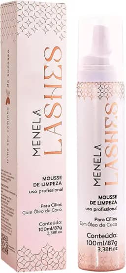 Menela Mousse De Limpeza para Cílios Lashes 100Ml