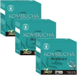 Genérico Kit 3cx Chá Kombucha Orgânico - chá fermentado (30 sachês) - Campo Verde