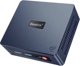 Beelink Novo processador Intel N5095 de 11 geração (até 2,9 GHZ), mini PC, mini computador com 8 GB DDR4 RAM/SSD SATA M.2 de 256 GB, suporta HDD estendido e SSD/4K 60FPS/HDMI duplo/WiFi5/BT5.0