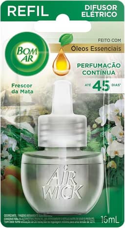 Bom Ar Difusor Elétrico Frescor da Mata Refil 16ml