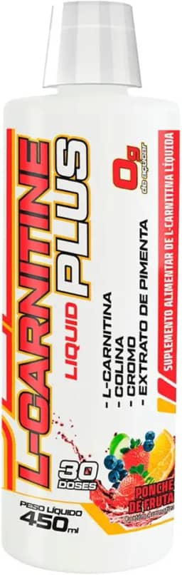 L Carnitine Liquid Plus 450ml Sabor Frutas Vermelhas - Adaptogen Science
