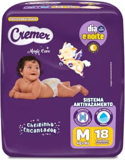 Fralda Cremer Jumbinho M 18 Unidades