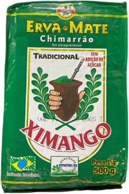 Erva Mate Ximango Tradicional, Sem Açúcar, 500g