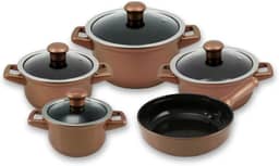 Ceraflame Conjunto Panelas de Cerâmica Duo Smart 5 Peças Cobre