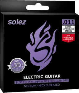 Encordoamento Guitarra 0,11 SLG11 Solez
