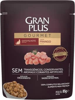 Ração Úmida GranPlus Para Gatos Filhotes Sachê - 85g