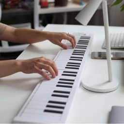 Piano Dobrável De 61 Teclas, Teclado Elétrico Portátil Com Teclas De Tamanho Completo, Gravação, Reprodução, Para Iniciantes, Estudantes, Profissionais