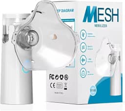 Nebulizador Portátil Inalador Silencioso Sem Fio Infantil e Adulto Ultrassônico - MESH