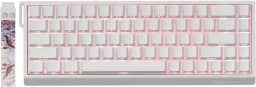 MADLIONS MAD 68 HE RGB 60% Teclado mecânico para jogos Rapid Trigger 60% com fio, atuação ajustável, interruptor magnético de efeito Hall, taxa de polling de 8K Hz, RGB, para PC/Mac, Branco