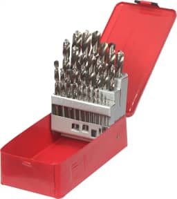 TNT Jogo De Brocas para ferro com 25 pçs Hss P/metais de 1,0mm à 13mm