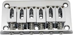 Ponte Fixa Hardtail Para Guitarra Stratocaster 6 Cordas Cromada