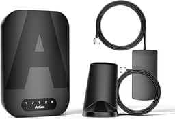 Amplificador de celular para carro SUV | Amplificador de sinal de celular de veículo para todas as operadoras dos EUA - Verizon, AT&T, T-Mobile | Aumenta 5G/4G LTE, aprovado pela FCC