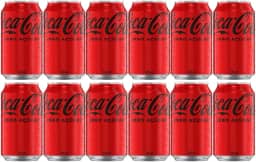 Pack de Coca-Cola Sem Açúcar lata 350ml 12 unidades