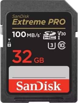 Cartão de Memória Sandisk SDXC Extreme PRO Classe 10 UHS-I de 32GB - 95mb/s 633x
