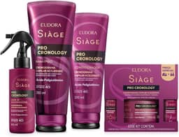 Eudora Kit Siàge Pro Cronology Cronograma Capilar Acelerado Completo (4 itens)
