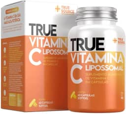 True Source True Vitamina C Lipossomal (60 Softgels) Único
