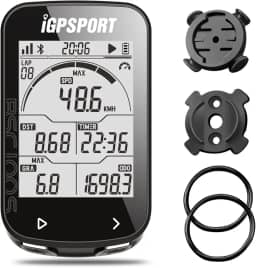 iGPSPORT BSC100S Ciclocomputador GPS, Bluetooth Tela de 2,6 Polegadas IPX7 à Prova d'água 40H de Vida útil da Bateria Computador de Bicicleta Sem Fio