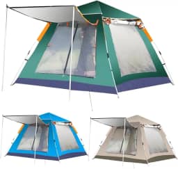 Barraca Camping 6 Pessoas Dobrável Automática Monta Sozinha