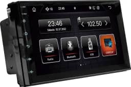 Central Multimídia Som Automotivo MP5 Roadstar 7 Pol Touch Carplay Android Auto Rádio FM Bluetooth USB - RS708BR