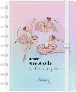 Planner Inteligente 2026 Iscool Disc Datado Voalá Romantic Bailarinas