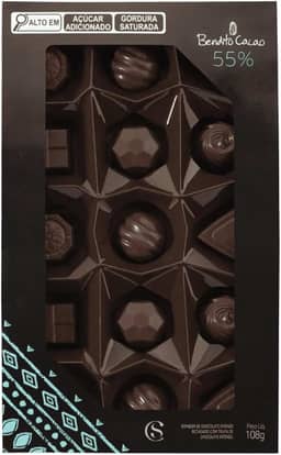 Caixa de Bombons Mini Show Bendito Cacau108g Cacau Show