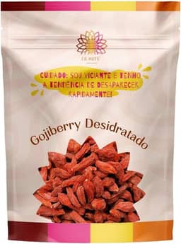 500g Goji berry Desidratado Importado | Rico em Vitaminas | Marca Ca.Nuts (500 gr)
