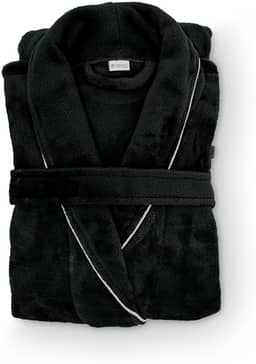 Roupão Banho Flannel Golden Adulto Unissex Toque Macio Microfibra Appel Home