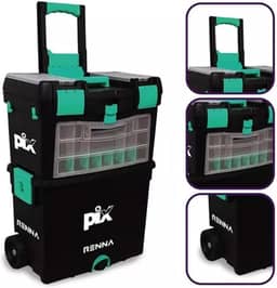 Caixa de Ferramentas Dupla Rodinha Pix