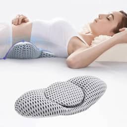Travesseiro Apoio Lombar Curva Almofada Ortop�dica Para Costas