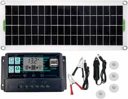 150W Painel Solar 12Vsolar Célula 60A Controlador Kit Placa Solar para Telefone RV Carro Caravan Home Camping Bateria Ao Ar Livre