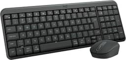 Combo Teclado e Mouse Sem Fio Logitech MK250 Bluetooth com Conectividade Rápida e Fácil, Design Compacto, Mouse Ambidestro, Layout ABNT2, Construção Durável, Compatível com PC e Mac - Grafite
