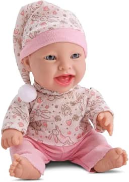 Bambola Boneca Baby Babilina Mini Soninho 23cm