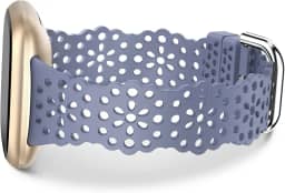 Pulseira esportiva fina de silicone macio compatível com Fitbit Versa 3/Versa 4/Sense 2