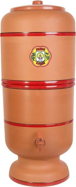 Filtro De Barro São Pedro 8 Litros com 2 Boias e 2 Velas Tripla Ação
