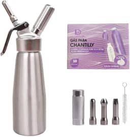 Garrafa Sifão para Chantilly Profissional Standart 1l + 10 Ampolas - Moscow Mule e Espumas Culinarias