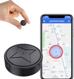 Rastreador GPS Forte Magnético Rastreamento de Veículo Anti-Perda, Multifuncional GPS Mini Lacador (1 peça)