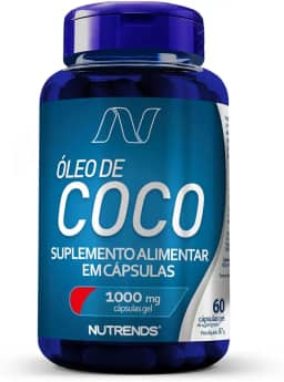 Nutrends Óleo De Coco 1000Mg 60 Cápsulas