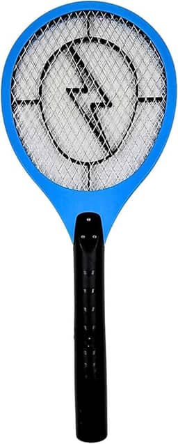 Raquete Elétrica Mata Mosquito Recarregável Bivolt 110/220v eficaz contra pernilongo mosquito da dengue e insetos em geral com Led Indicador (cores sortidas)