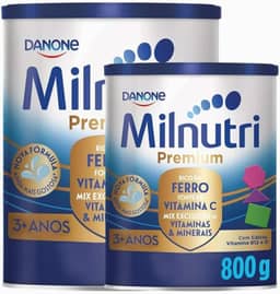 2 LATAS- Composto Lácteo em pó MILNUTRI Premium- 800gr